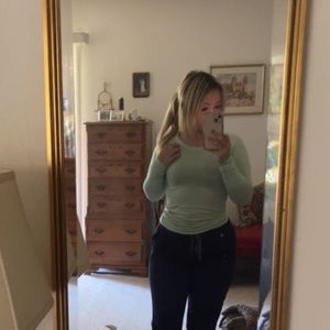 Mint Blue Lululemon Swiftly Tech Long Sleeve